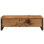 Soporte de monitor con cajones madera envejecida 50x27x15 cm de , Bases y elevadores para ordenadores - Ref: Foro24-854668, P...