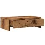 Soporte de monitor con cajones madera envejecida 50x27x15 cm de , Bases y elevadores para ordenadores - Ref: Foro24-854668, P...