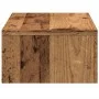 Soporte de monitor con cajones madera envejecida 50x27x15 cm de , Bases y elevadores para ordenadores - Ref: Foro24-854668, P...