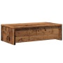 Soporte de monitor con cajones madera envejecida 50x27x15 cm de , Bases y elevadores para ordenadores - Ref: Foro24-854668, P...