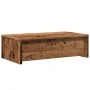 Soporte de monitor con cajones madera envejecida 50x27x15 cm de , Bases y elevadores para ordenadores - Ref: Foro24-854668, P...
