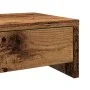 Soporte de monitor con cajones madera envejecida 50x27x15 cm de , Bases y elevadores para ordenadores - Ref: Foro24-854668, P...