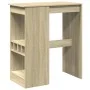 Mesa alta con estantes madera roble Sonoma 90x47,5x103,5 cm de , Mesas de cocina y de comedor - Ref: Foro24-854339, Precio: 7...