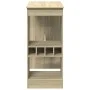 Mesa alta con estantes madera roble Sonoma 90x47,5x103,5 cm de , Mesas de cocina y de comedor - Ref: Foro24-854339, Precio: 7...