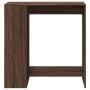 Mesa alta bar con estantes marrón roble 101x40x103,5 cm de , Mesas de cocina y de comedor - Ref: Foro24-854370, Precio: 77,05...
