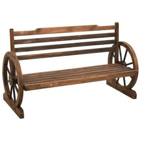 Banco de jardín madera maciza de abeto 112 cm de vidaXL, Bancos de jardín - Ref: Foro24-313891, Precio: 167,20 €, Descuento: %