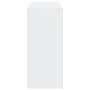 Mesa bar con estante madera ingeniería blanca 124x46x103,5 cm de , Mesas de cocina y de comedor - Ref: Foro24-854391, Precio:...