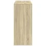 Mesa bar con estante madera roble Sonoma 124x46x103,5 cm de , Mesas de cocina y de comedor - Ref: Foro24-854393, Precio: 87,3...