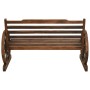 Banco de jardín madera maciza de abeto 112 cm de vidaXL, Bancos de jardín - Ref: Foro24-313891, Precio: 188,05 €, Descuento: %