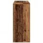 Bar-Tisch mit Regal aus gealtertem Holz 124x46x103,5 cm von , Küchen- und Esstische - Ref: Foro24-854398, Preis: 94,99 €, Rab...