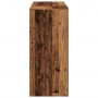 Mesa bar con estante madera envejecida 124x46x103,5 cm de , Mesas de cocina y de comedor - Ref: Foro24-854398, Precio: 98,75 ...