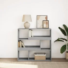 Estantería/divisor de espacios gris Sonoma 100x33x94,5 cm de , Librerías y estanterías - Ref: Foro24-854441, Precio: 70,17 €,...