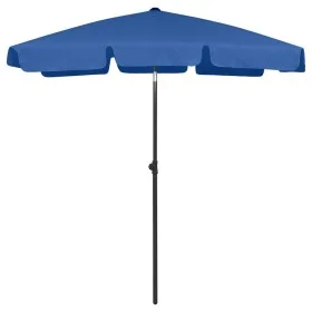Sombrilla de playa azul celeste 180x120 cm de vidaXL, Sombrillas - Ref: Foro24-314726, Precio: 42,45 €, Descuento: %