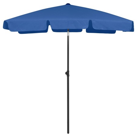 Sombrilla de playa azul celeste 180x120 cm de vidaXL, Sombrillas - Ref: Foro24-314726, Precio: 51,13 €, Descuento: %