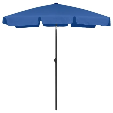 Sombrilla de playa azul celeste 180x120 cm de vidaXL, Sombrillas - Ref: Foro24-314726, Precio: 42,45 €, Descuento: %