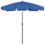 Sombrilla de playa azul celeste 180x120 cm de vidaXL, Sombrillas - Ref: Foro24-314726, Precio: 51,13 €, Descuento: %