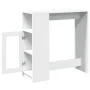 Mesa alta con estantes madera ingeniería 101x40x103,5 cm de , Mesas de cocina y de comedor - Ref: Foro24-854364, Precio: 87,0...