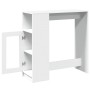 Mesa alta con estantes madera ingeniería 101x40x103,5 cm de , Mesas de cocina y de comedor - Ref: Foro24-854364, Precio: 88,0...