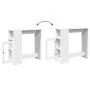 Mesa alta con estantes madera ingeniería 101x40x103,5 cm de , Mesas de cocina y de comedor - Ref: Foro24-854364, Precio: 87,0...