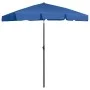Sombrilla de playa azul celeste 180x120 cm de vidaXL, Sombrillas - Ref: Foro24-314726, Precio: 42,45 €, Descuento: %