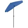 Sombrilla de playa azul celeste 180x120 cm de vidaXL, Sombrillas - Ref: Foro24-314726, Precio: 42,45 €, Descuento: %