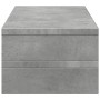 Soporte de pantalla madera ingeniería gris hormigón 54x22x15 cm de , Bases y elevadores para ordenadores - Ref: Foro24-854772...