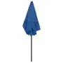 Sombrilla de playa azul celeste 180x120 cm de vidaXL, Sombrillas - Ref: Foro24-314726, Precio: 42,45 €, Descuento: %