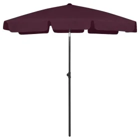 Burgundy red beach umbrella 180x120 cm by vidaXL, Umbrellas - Ref: Foro24-314723, Price: 38,37 €, Discount: %
