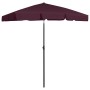 Sombrilla de playa rojo burdeos 180x120 cm de vidaXL, Sombrillas - Ref: Foro24-314723, Precio: 45,31 €, Descuento: %