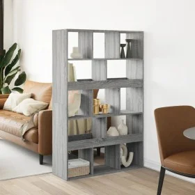 Separador de ambientes madera gris Sonoma 100x33x156,5 cm de , Librerías y estanterías - Ref: Foro24-3309533, Precio: 116,45 ...