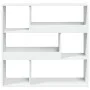 Estantería de madera de ingeniería blanca 100x33x94,5 cm de , Librerías y estanterías - Ref: Foro24-3309474, Precio: 75,49 €,...