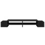 Soporte de pantalla con almacenaje madera negro 100x27x15 cm de , Bases y elevadores para ordenadores - Ref: Foro24-854689, P...