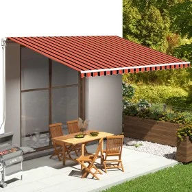 Tela de repuesto para toldo naranja y marrón 5x3,5 m de vidaXL, Toldos - Ref: Foro24-311962, Precio: 73,83 €, Descuento: %
