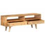 Mueble de TV madera maciza de mango 140x30x41 cm de , Muebles TV - Ref: Foro24-352783, Precio: 145,38 €, Descuento: %