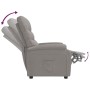 Sillón reclinable de tela gris taupe de , Sillones - Ref: Foro24-344898, Precio: 217,79 €, Descuento: %