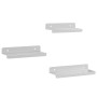 Estantes de pared 3 uds acero inoxidable plateado de , Estantes y estanterías - Ref: Foro24-30270, Precio: 24,16 €, Descuento: %