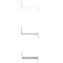 Estantes de pared 3 uds acero inoxidable plateado de , Estantes y estanterías - Ref: Foro24-30270, Precio: 24,16 €, Descuento: %