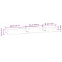 Estantes de pared 3 uds acero inoxidable plateado de , Estantes y estanterías - Ref: Foro24-30270, Precio: 24,16 €, Descuento: %
