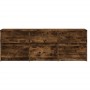 Mueble de TV LED madera ingeniería roble ahumado 140x34x50 cm de , Muebles TV - Ref: Foro24-3307923, Precio: 116,00 €, Descue...