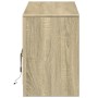 Mueble de TV LED madera de ingeniería roble Sonoma 140x34x50 cm de , Muebles TV - Ref: Foro24-3307921, Precio: 148,30 €, Desc...