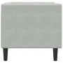 Sillón Chesterfield de terciopelo gris claro de , Sofás - Ref: Foro24-372673, Precio: 133,50 €, Descuento: %
