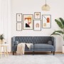 Sofá Chesterfield 2 plazas con cojines terciopelo gris oscuro de , Sofás - Ref: Foro24-372684, Precio: 239,05 €, Descuento: %