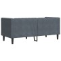 Sofá Chesterfield 2 plazas con cojines terciopelo gris oscuro de , Sofás - Ref: Foro24-372684, Precio: 239,05 €, Descuento: %