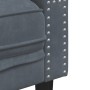 Sofá Chesterfield 2 plazas con cojines terciopelo gris oscuro de , Sofás - Ref: Foro24-372684, Precio: 239,05 €, Descuento: %
