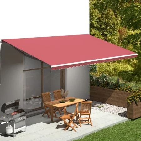 Tela de repuesto para toldo rojo burdeos 6x3 m de vidaXL, Toldos - Ref: Foro24-311973, Precio: 86,96 €, Descuento: %