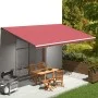 Tela de repuesto para toldo rojo burdeos 6x3 m de vidaXL, Toldos - Ref: Foro24-311973, Precio: 86,96 €, Descuento: %