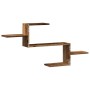Estante de pared madera de ingeniería envejecida 104x15x49 cm de , Estantes y estanterías - Ref: Foro24-853207, Precio: 31,22...