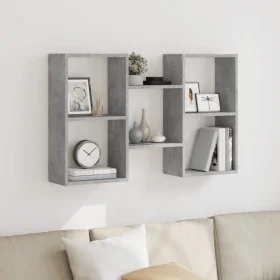 Estantería de pared madera ingeniería gris hormigón 96x18x60 cm de , Estantes y estanterías - Ref: Foro24-853230, Precio: 42,...