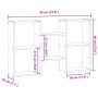 Estantería de pared madera ingeniería gris hormigón 96x18x60 cm de , Estantes y estanterías - Ref: Foro24-853230, Precio: 42,...