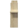 Estantes pared 2 uds madera ingeniería roble Sonoma 38x12x38 cm de , Estantes y estanterías - Ref: Foro24-853247, Precio: 21,...